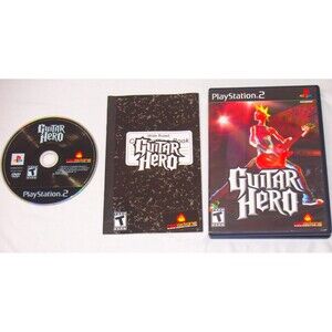 Guitar Hero (Sony PlayStation 2, 2006) With Documents